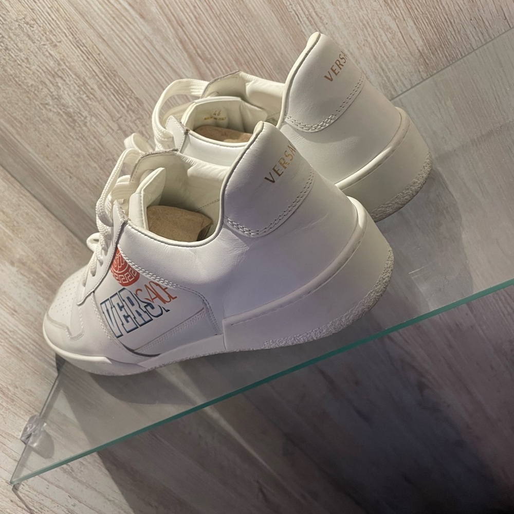 Versace Kids White Sneakers